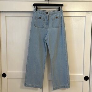 Sezane Emilio trousers in bleach